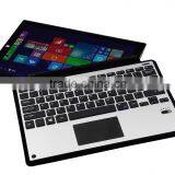 Wireless Keyboard for Tablet pc Microsoft Surface Pro 4 12.3inch Ultra-Thin Aluminum Touchpad Bluetooth Keyboard-MZ-1088 thumbnail-2