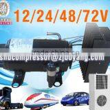 Sleeper Bus Aircon Kits Electric 12/24V Compressor Replace Scroll for 12v/24v dc Battery Power Car Parking Battery Power