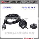 High Quality Outdoor Ip67 Usb 2.0 A Type Usb Receptacle For Data Transmission