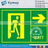 Custom logo emergency exit sign/ warning sign
