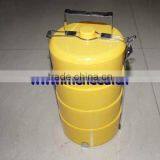 Hot Sale Round Shape 4 Sections Colorful Rice Bowl, Unbreakable Solid Color Plastic Lunch Box thumbnail-1