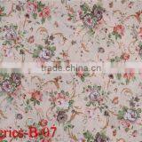 2015 Fresh Roses Printed Microfiber Peach Skin Fabric for Home Tetile thumbnail-3
