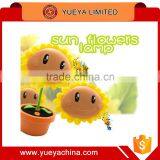 Creative Rechargeable Sunflower Shaped LED Table Lamp thumbnail-1