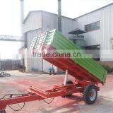 Hot Sale Euro Style Tractor Use Hydraulic 2 Ton, 3 Ton Farm Tipping Trailer, Rear and Side Tipping With CE Certification thumbnail-3
