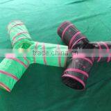 Free Sample 2016 Purple 190T Polyster Cat Tunnel With Plastic Ball Toy Pet Toy Cat Playing Tunnels thumbnail-1