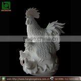 Small Marble Stone Animal Craft of Chicken Sculpture thumbnail-1