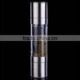 CY181 New Multifunctional Manual Stainless Steel Pepper Mill Grinder With Two Storage Container thumbnail-2