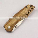 High Quality Zebra Wood Handle Knife, Multi Function Outdoor Knife thumbnail-3