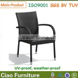 padded used stackable chairs with aluminum feet