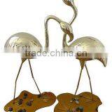 Beautiful Garden Stainless Steel Swan Statue thumbnail-1