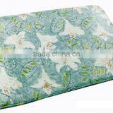 Flower Printed Non Slip Memory Foam Bathroom Mat thumbnail-2