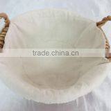 High Quality Woven Willow Round Bread Basket With Handles thumbnail-4