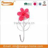 Flower Suction Chrome Plating Metal Wire Bathroom Caddy thumbnail-6