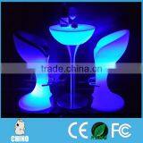 Modern Glowing Rechargeable Nightclub LED Bar Table thumbnail-1