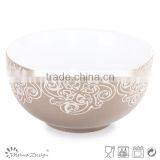 New Products Wholesale Silk Screen Flower Ceramics Cereal Bowl thumbnail-1