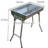 2014 New Style Foldable 430 Stainless Steel Barbecue Charcoal Grill thumbnail-1