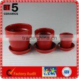 Ceramic Color Garden Flower Pot Set thumbnail-1