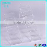 Wholesale Price 5,7 tiers Stair Steps Acrylic Glasses Display Modern Rack , Acrylic Sunglasses Display Stand