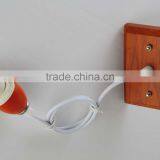 New Arrival! Wooden Base Lamp Holder Ceiling Light Bulb Holder E27 With Rope thumbnail-1