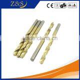 DIN338 Straight Shank High Speed Steel Titanium Coated Black Oxide Twist Drill Bit