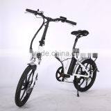 20 Inch CE Electric Bicycle Aluminum Alloy Suspension Fork Folding Electric Bike With One-piece Aluminum Alloy Wheel thumbnail-1