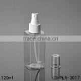 2017 Hot New Products Cosmetic Fragrance Perfume Cosmetic Toner Clear Empty 120ml Biodegradable Plastic Mist Spray Bottle thumbnail-2