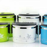 Meal Prep Bento Lunch Box 3 Compartment Food Containers, Reusable Microwave Safe thumbnail-6