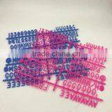 Custom Colorful Plastic Letters for Felt Letterboard thumbnail-3