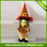 Harwest Scarecrow With Bamboo Pot for Holloween Decoration thumbnail-2