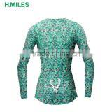 Fully Printed Women O-neck Long Sleeve Running t Shirt thumbnail-2