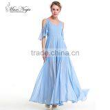 Maxnegio Full Sexy Cold Shoulder 2016 Long Maxi Casual Maxi Evening Dress thumbnail-1