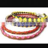 Most Selling Attractive Sude Leater Bracelets for All With Ties Designs Bead Bracelet and Smart Bracelet thumbnail-2