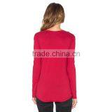 Lovers Designing T-shirts in Red Womens Polyester Spandex T-shirts thumbnail-3