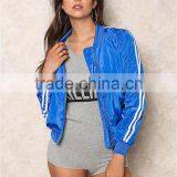 MGOO Custom Oversized Women Fashion Jackets Long Sleeves Casual New Arrival Zip Up Coat 2017 Cheap Price thumbnail-2