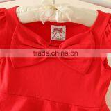 2017 Red Tiered Dresses Baby Girls Puffy Dress thumbnail-3