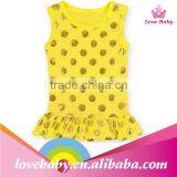 Kids Romper Top Bontique, Infants Dots Top Wholesaler, Tank Top for Kids thumbnail-2