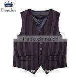 2016 New Arrival Suit Men Vertical Stripe Pattern Slim Fit Black Men's Suit thumbnail-3