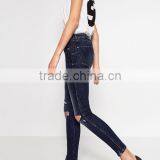 Runwaylover 5296 Hot Sale Ladies Sexy Ripped Sexy Jeans thumbnail-2