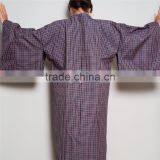 Newest Style Jacket With Squared Neck Haori Full Textured Yarn Dye Silk Kimono thumbnail-3