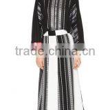 2016 Fashion Women Stripe Skirt Long Maxi Skirt Jacquard Weave Ladies'skirt OEM thumbnail-1