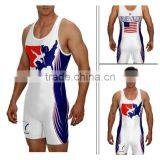 CUSTOM USA WRESTLING SINGLET ADULT thumbnail-1