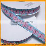 3/4 Inch Iris Printed Grosgrain Ribbon thumbnail-3
