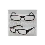 Rectangular Acetate Optical Eyewear Frames, Black Retro Mens Eyeglasses Frames