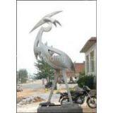 Modern Large Stainless Steel Animal Arts Sculpture for Garden Decoration thumbnail-3