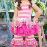 High Quality Summer Tutu Sweet Baby Applique Lace Ruffle Dress for Girls thumbnail-6