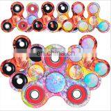 2017 Hot Fingertips Camouflage Triangle Gyro Decompression Fingertips Gyro With LED Lights thumbnail-5