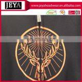 Thick Cotton Fabric Round Printing Design Hoodies , Gold Logo Orange Hoody Hoodies Winter Coat thumbnail-3