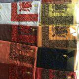 Arab Wool Embroidery Scarf / Arab Wool Acrylic Embroidery Scarf / Arab Scarf / Muslim Hijab Scarf