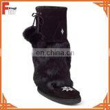 Top Quality Real Rabbit Fur Boot Cuffs thumbnail-2
