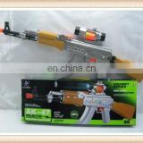 plastic electric flashing fireworks toy gun